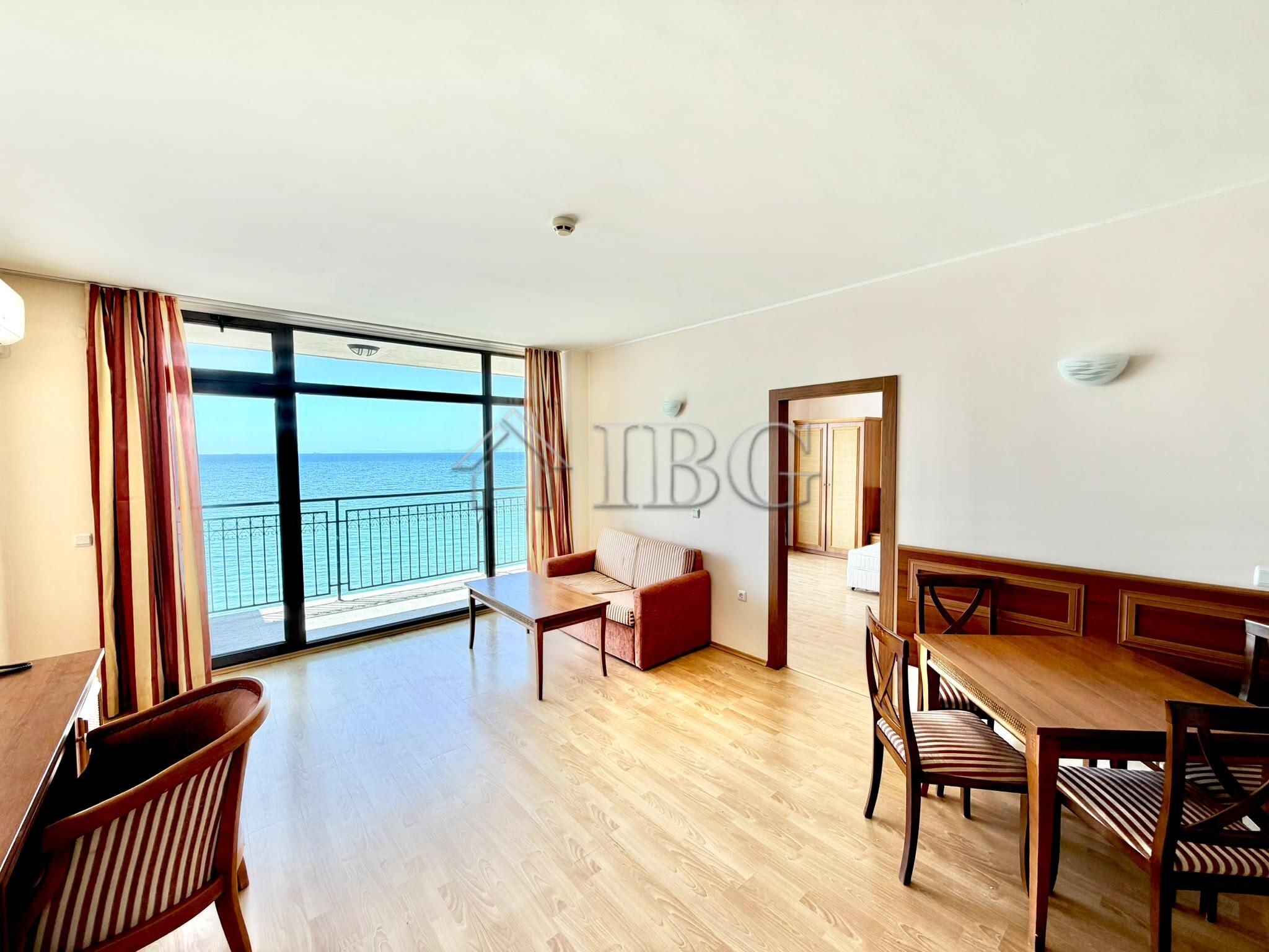 Frontal Sea view, 1st Line - One bedroom apartment, Tiva Del Mar, Sveti Vlas — photo 4 of 25