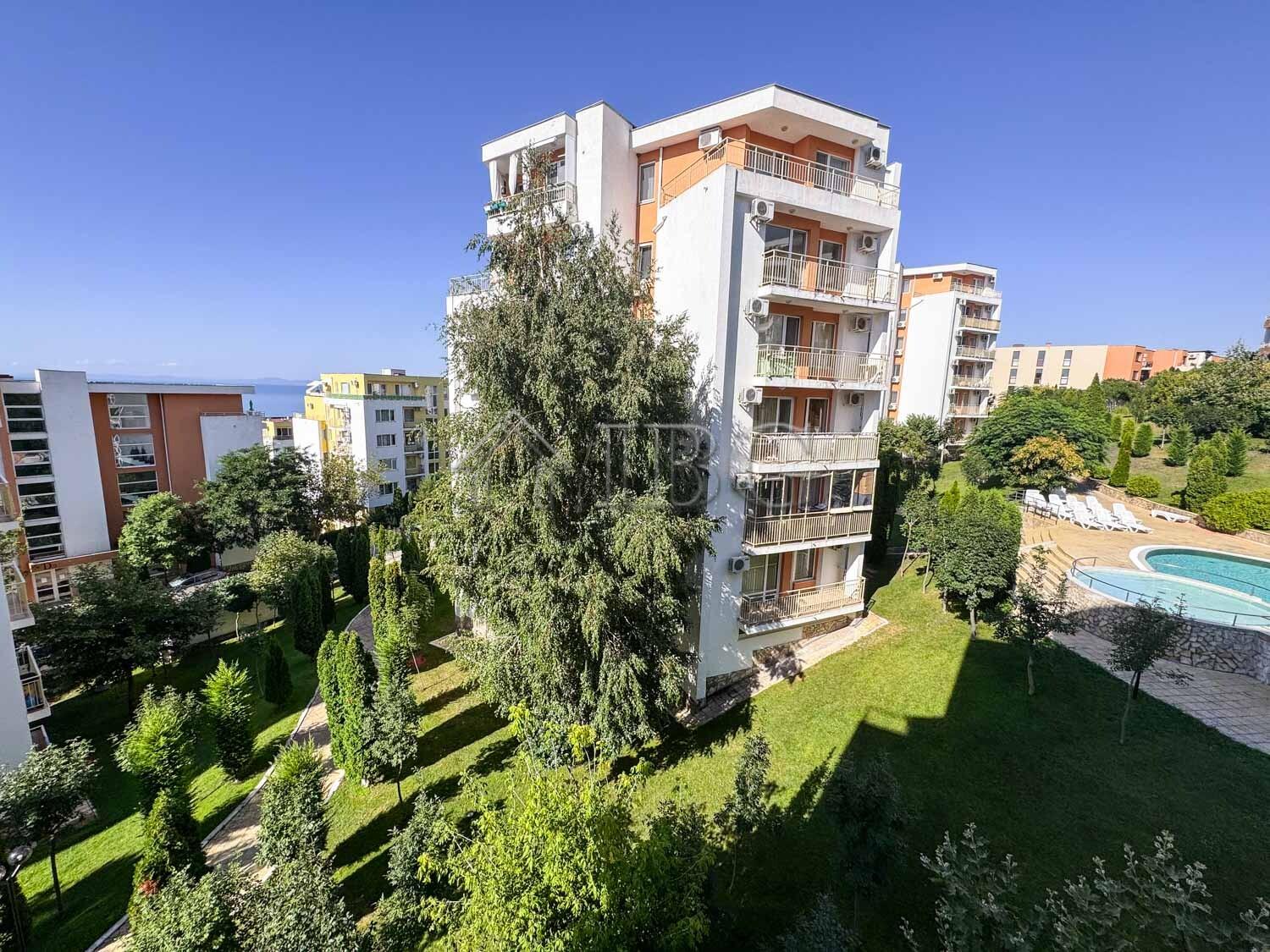 Spacious Studio with Pool and Partial Sea Views in Crown Fort Club, Sveti Vlas — photo 22 of 23