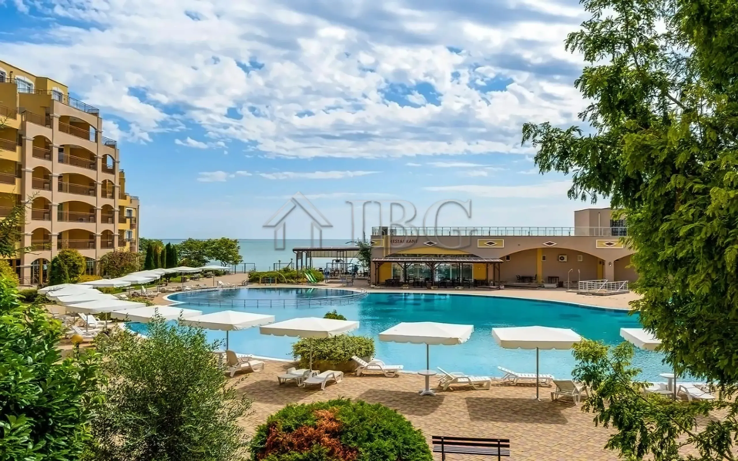 Panoramic Sea View Studio in Midia Family Resort, Aheloy — photo 3