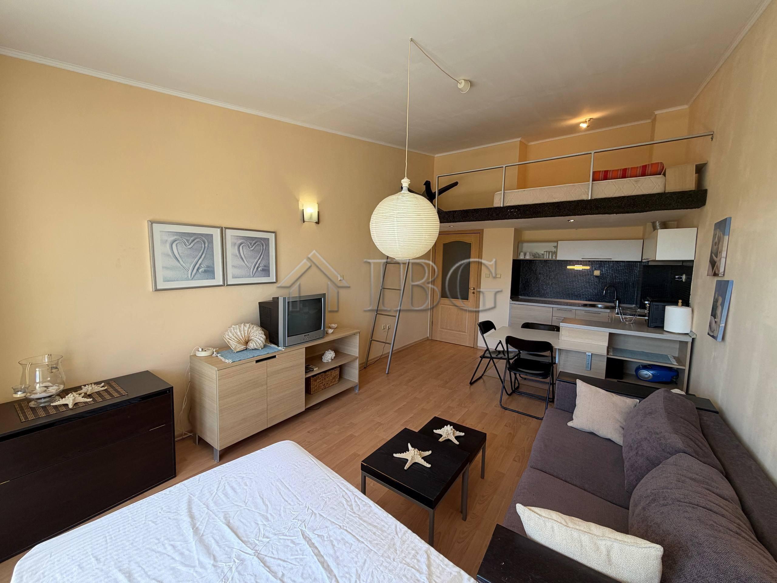 Studio with Additional Mezzanine Sleeping Area & Mountain View in Sunny Fort, Sunny Beach — photo 7 of 24