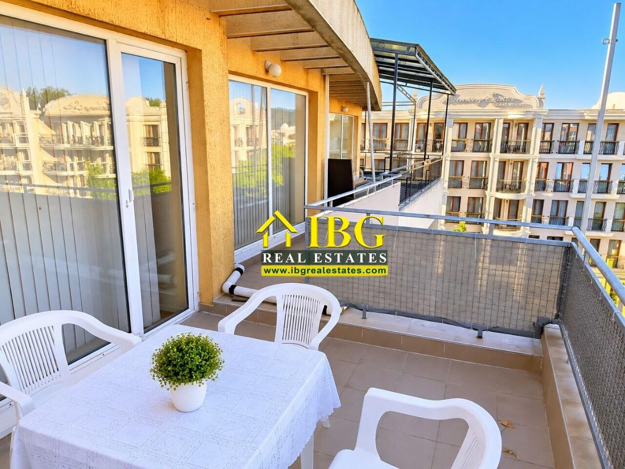 Spacious 1-Bedroom Apartment with Large Terrace Sunset Beach 1, Sunny Beach — photo 9 of 19