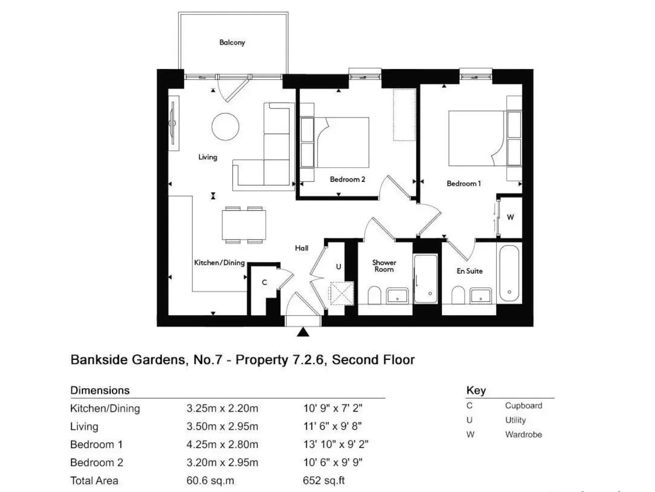 Floor plan — Apartment for Sale in Reading Bankside Gardens