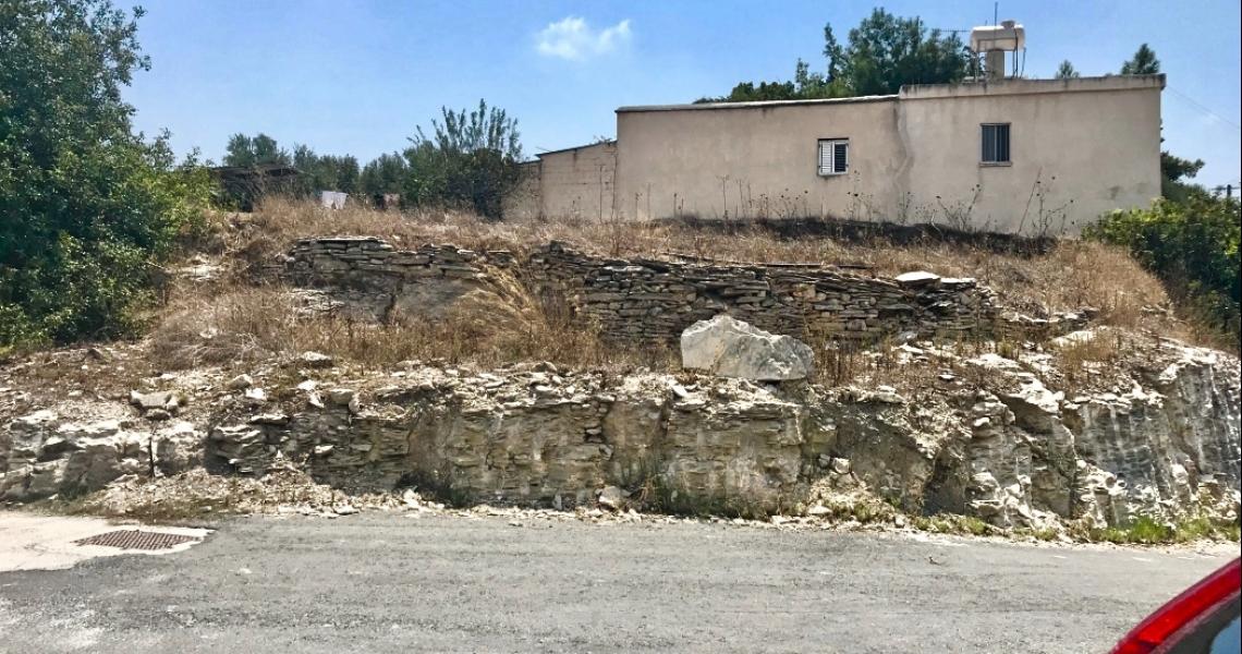 Kallepia village centre plot with great views — Paphos