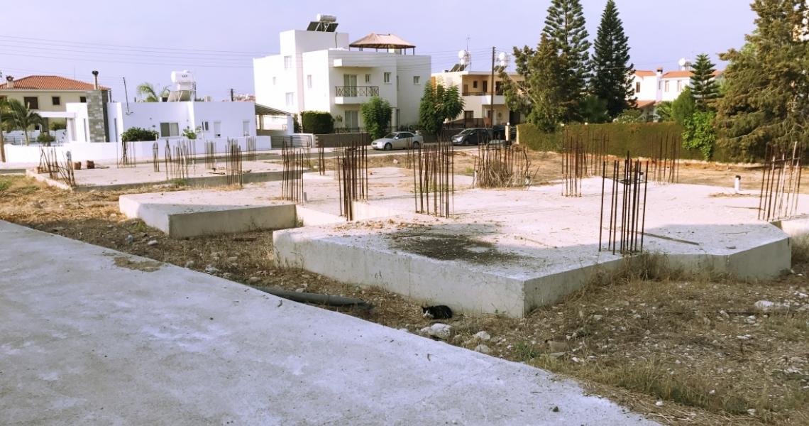 Building plot with foundations laid — photo 2