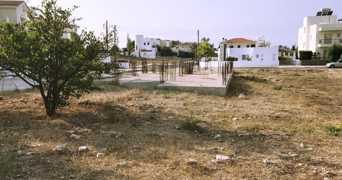 Building plot with foundations laid — photo 3