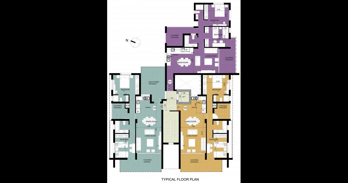 Very large stylish two-bedroom apartment near Finikoudes Promenade — photo 18 of 19