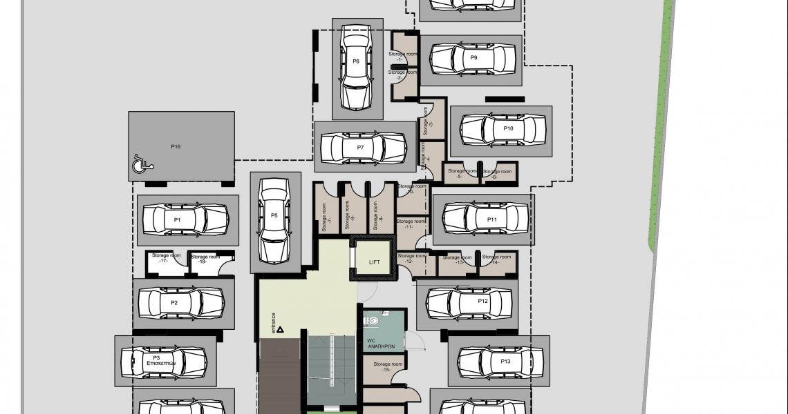 Very large stylish two-bedroom apartment near Finikoudes Promenade — photo 15 of 19