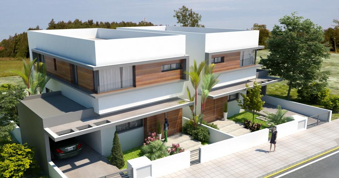 3-Bedroom Link-Detached House in popular location — Larnaca
