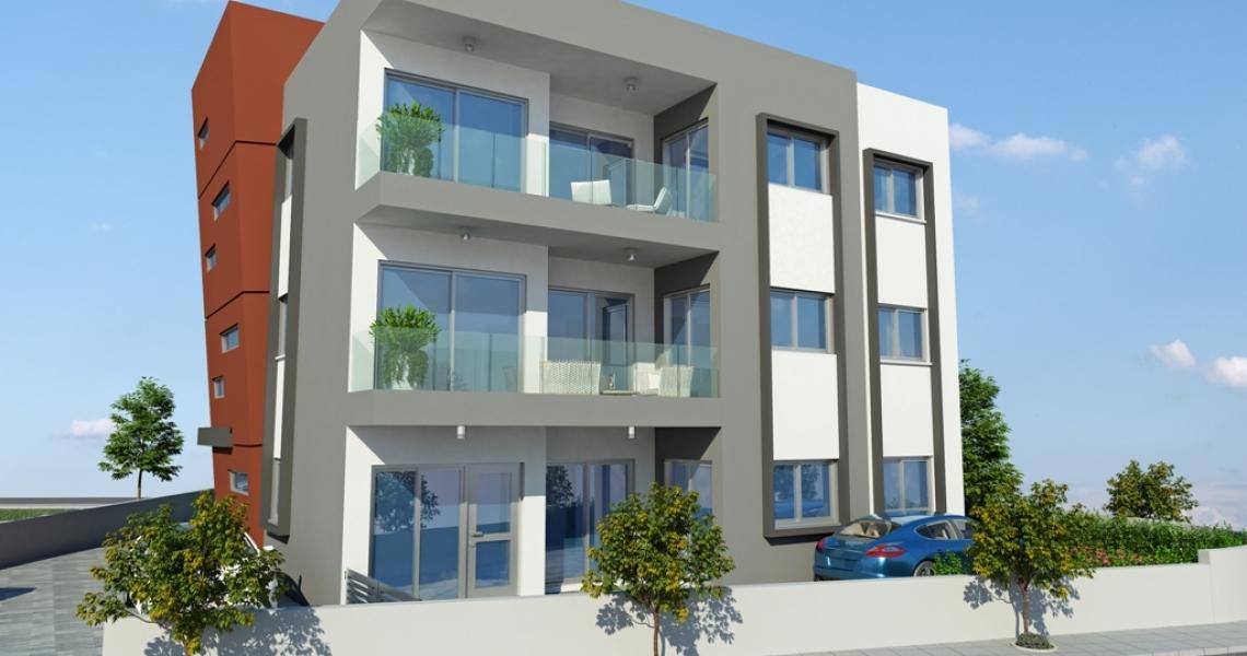 Deluxe first floor three-bedroom apartment in quiet central location — Paphos