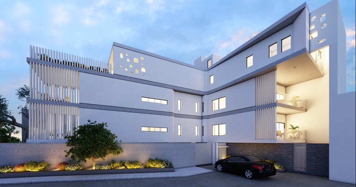 Exclusive one-bedroom apartment with lovely architectural features — Paphos