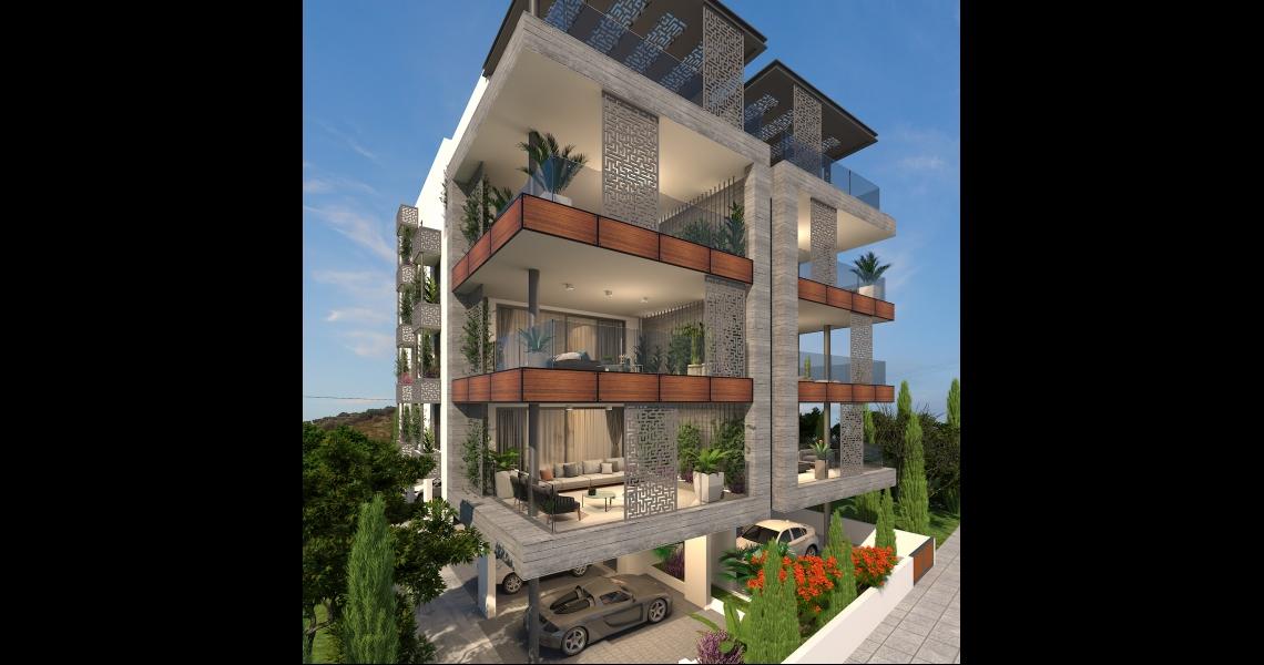 Luxury three-bedroom apartment with bespoke interior finishes — Paphos