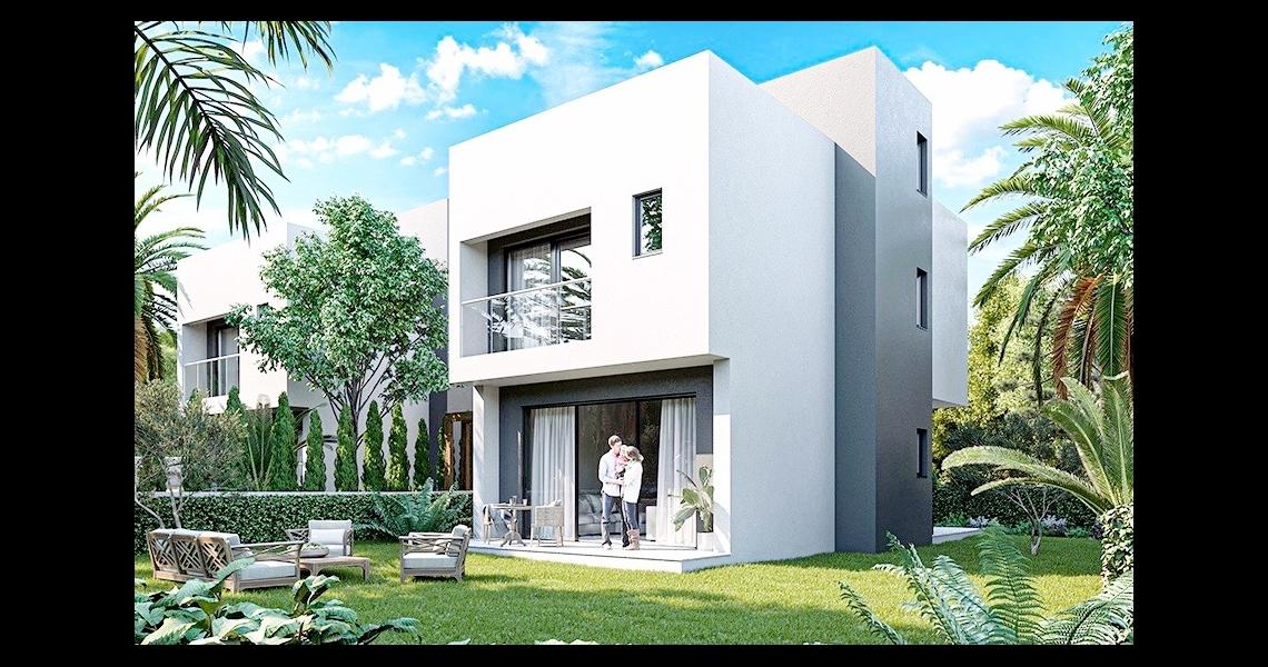 Three-bedroom deluxe villa with roof terrace in highly desirable area — Paphos