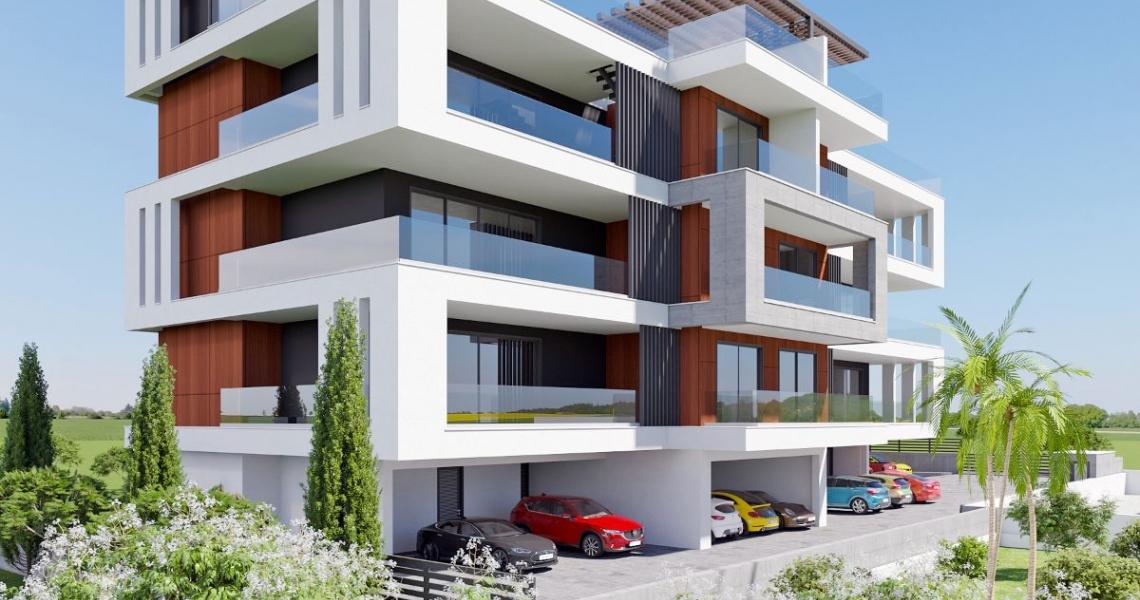 New apartments in Luxury apartment block, 700m to the sea — Limassol