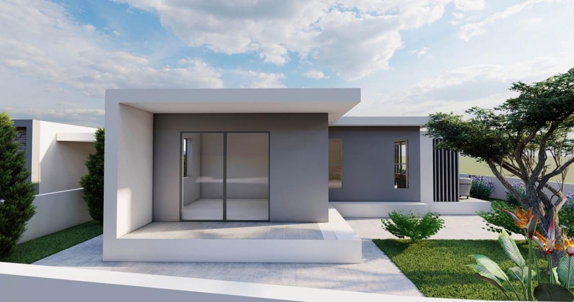 Private 3-Bedroom bungalow KONIA — Paphos