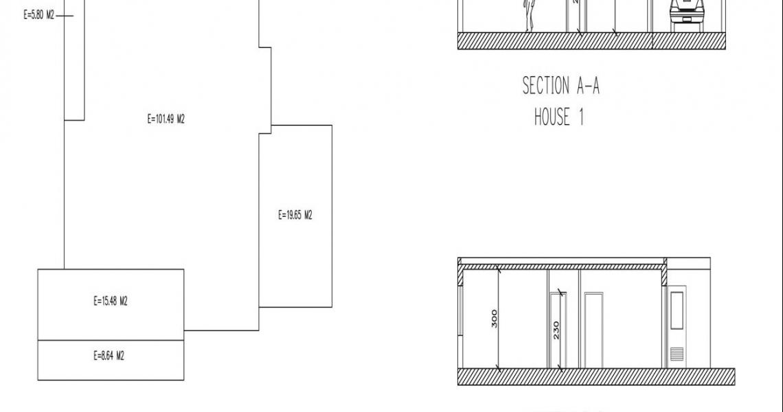 Project of a stylish bungalow with 2 bedrooms — photo 9 of 10