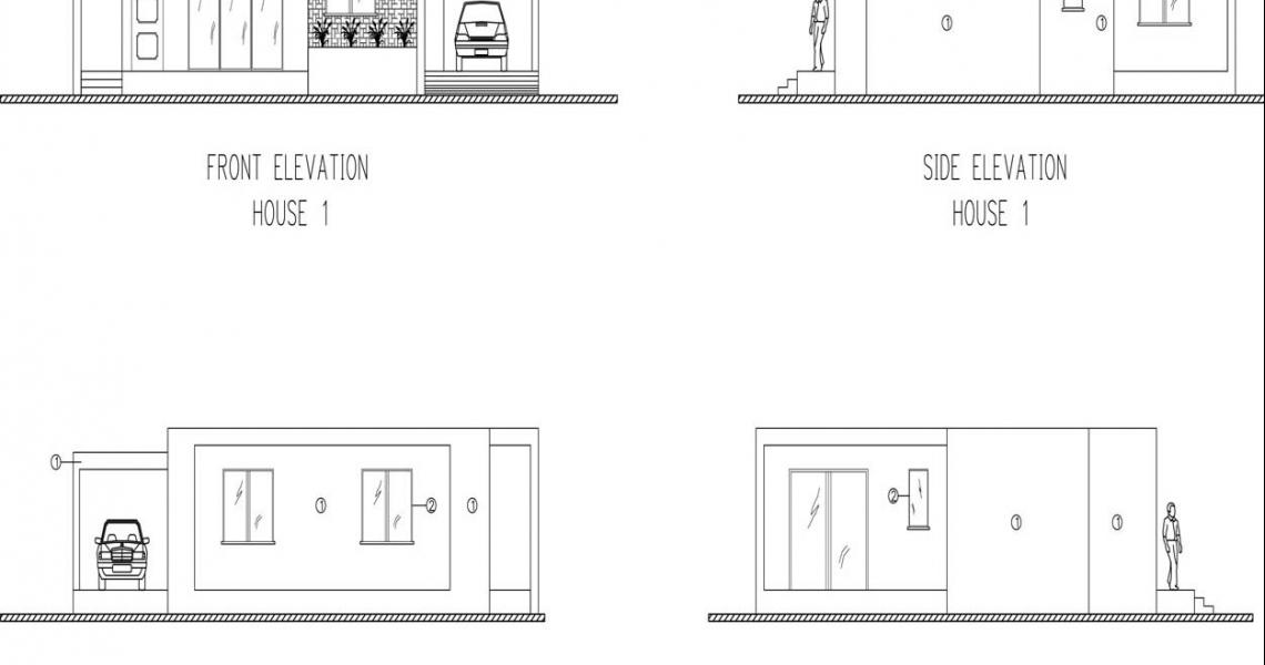 Project of a stylish bungalow with 2 bedrooms — photo 10 of 10