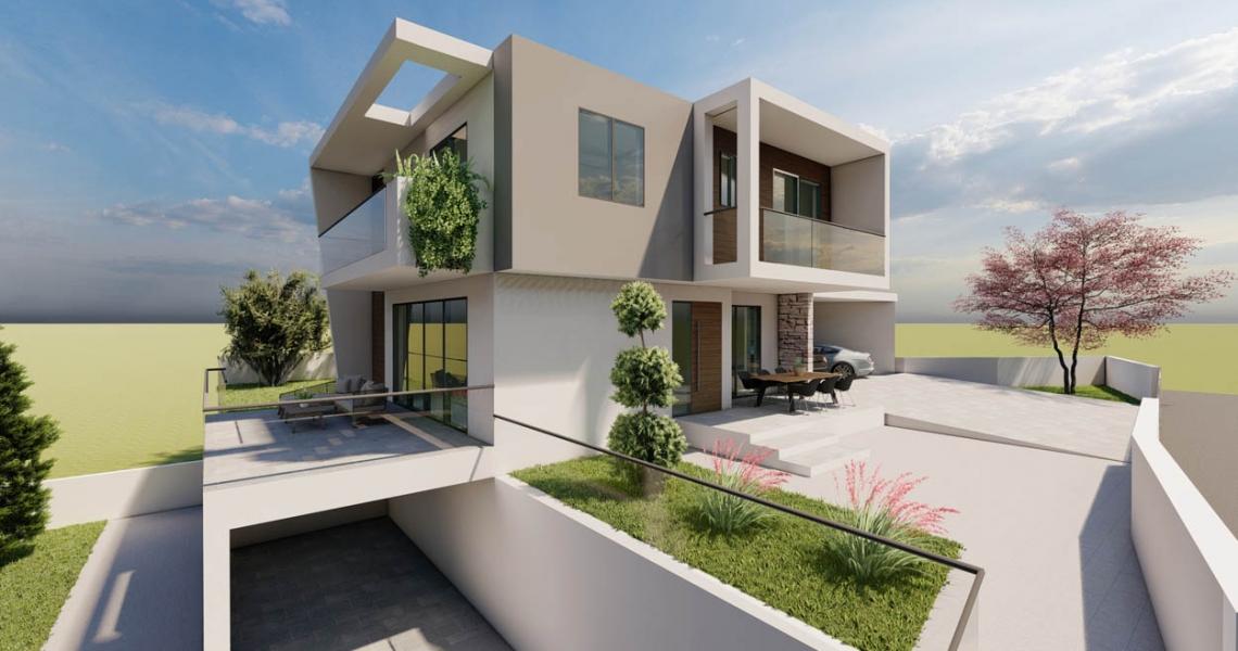 Stylish villa with 3 and 4 bedrooms in Mesa Chorio, Paphos — Paphos