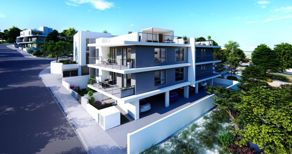 Luxurious 2-Bedroom Maisonettes and 3-bedroom Apartments in Gated Complex — Paphos