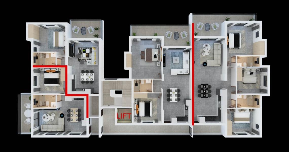 3-Bedroom Apartment close to sea and Mall in Prestige Complex — photo 21 of 25