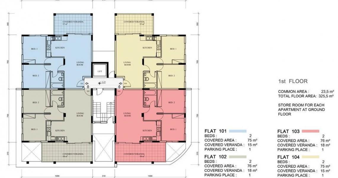 2-bedroom Ground Apartment in Limassol region — photo 21 of 25
