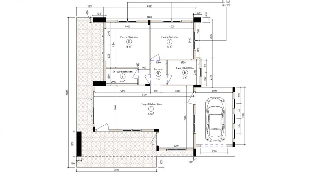 Two-Bedroom bungalow with sea view — photo 7 of 12