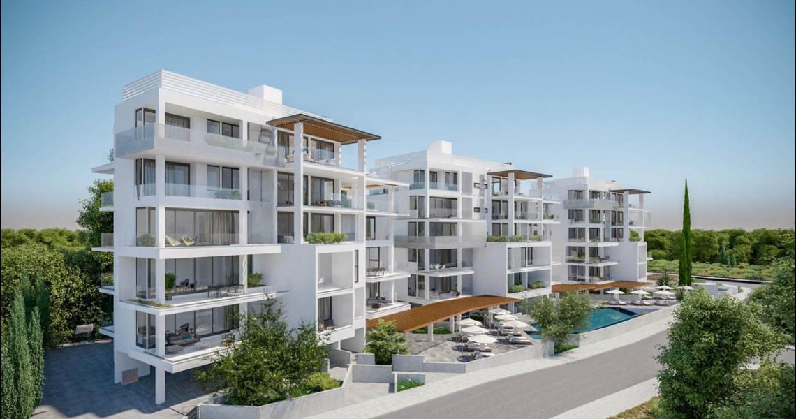 Two-Bedroom Sea View Apartment in the new complex — Paphos