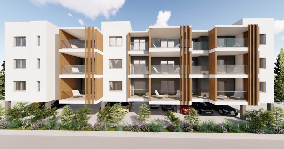 Superior quality 1-bedroom sea view apartment — Paphos