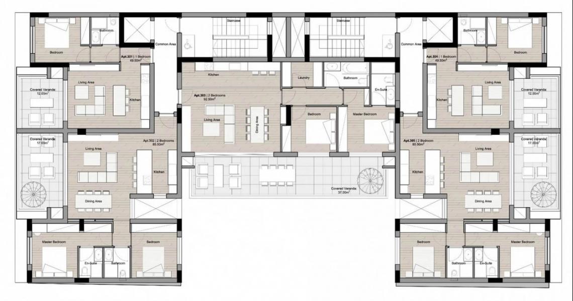 1-Bedroom Apartment in tourist area near beach — photo 12 of 17