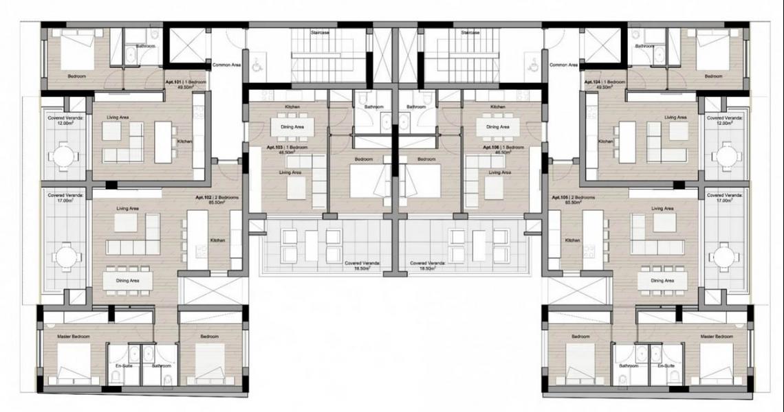 1-Bedroom Apartment in tourist area near beach — photo 15 of 17