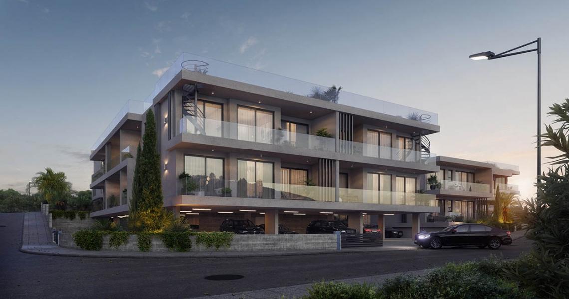 1-Bedroom Apartments in Residential Complex — Paphos