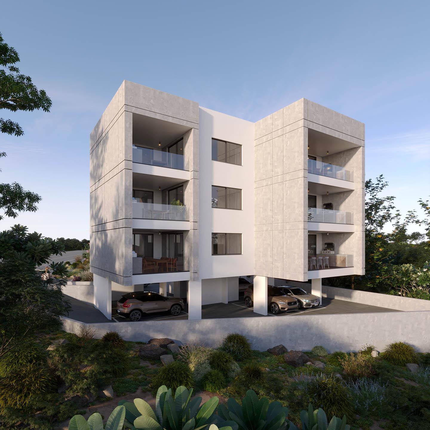 New city apartment with two bedrooms — Paphos