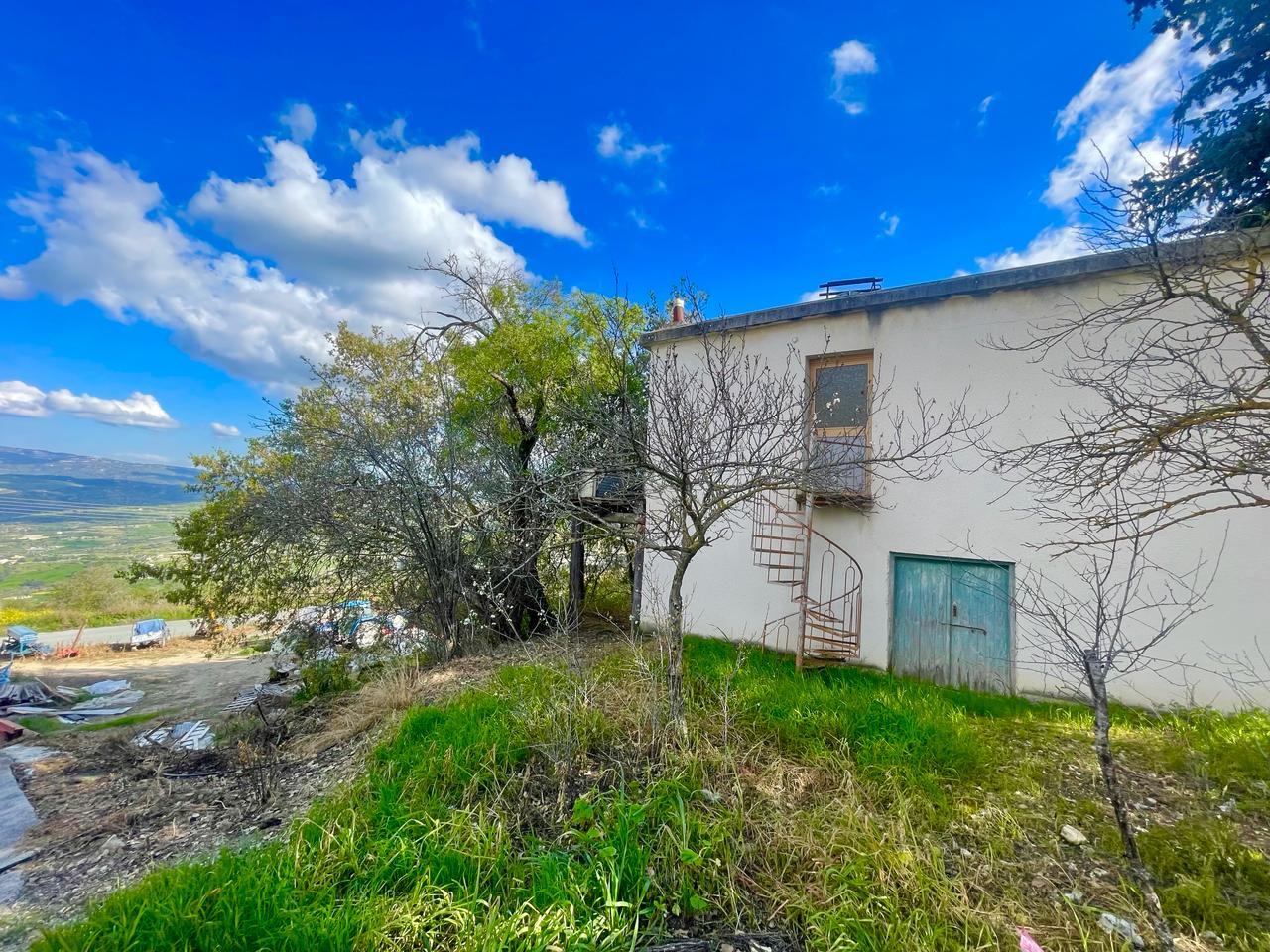 Village house with basement for restoration and glorious view — Paphos