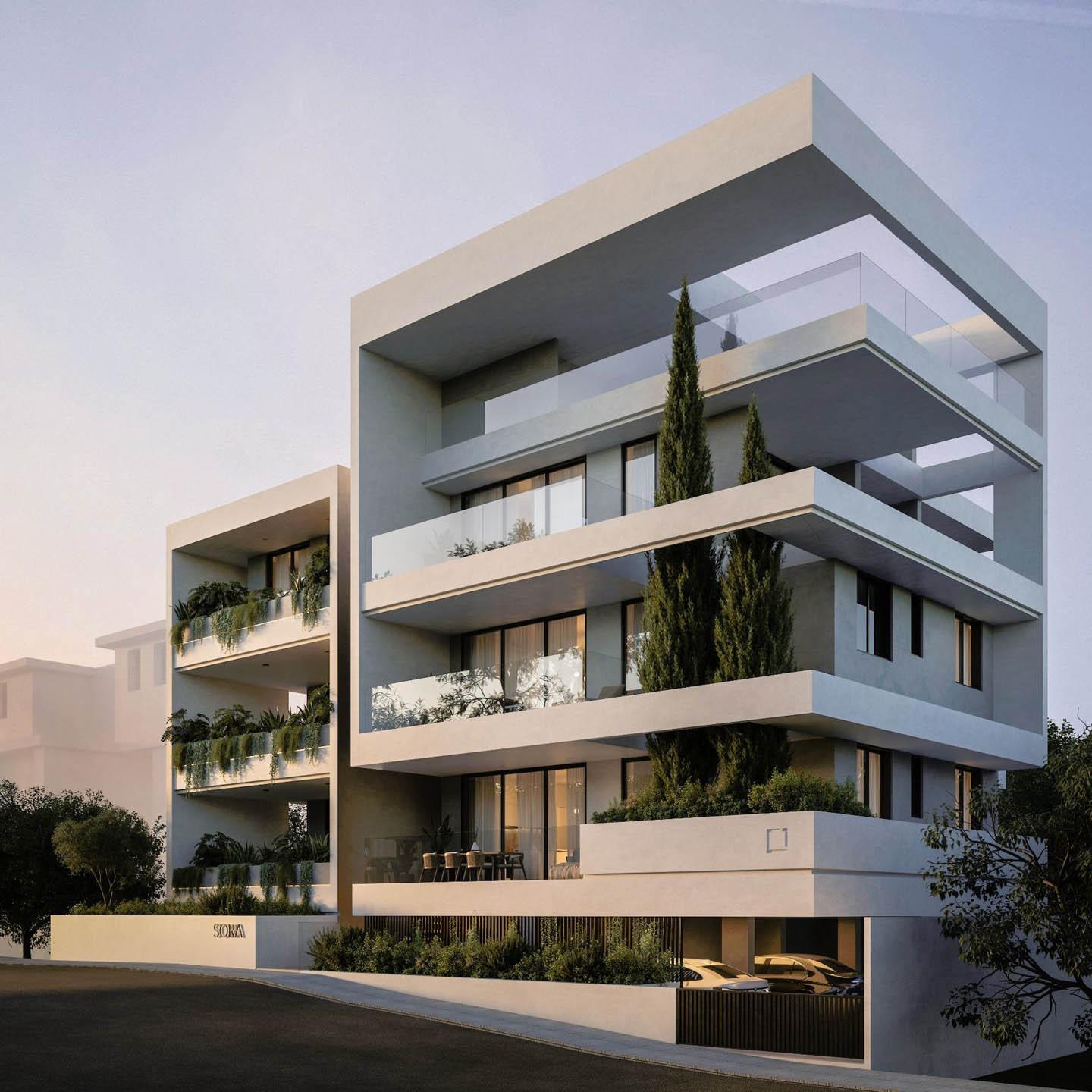 New 1-bedroom apartment with communal roof garden and 'Day Room' — Limassol