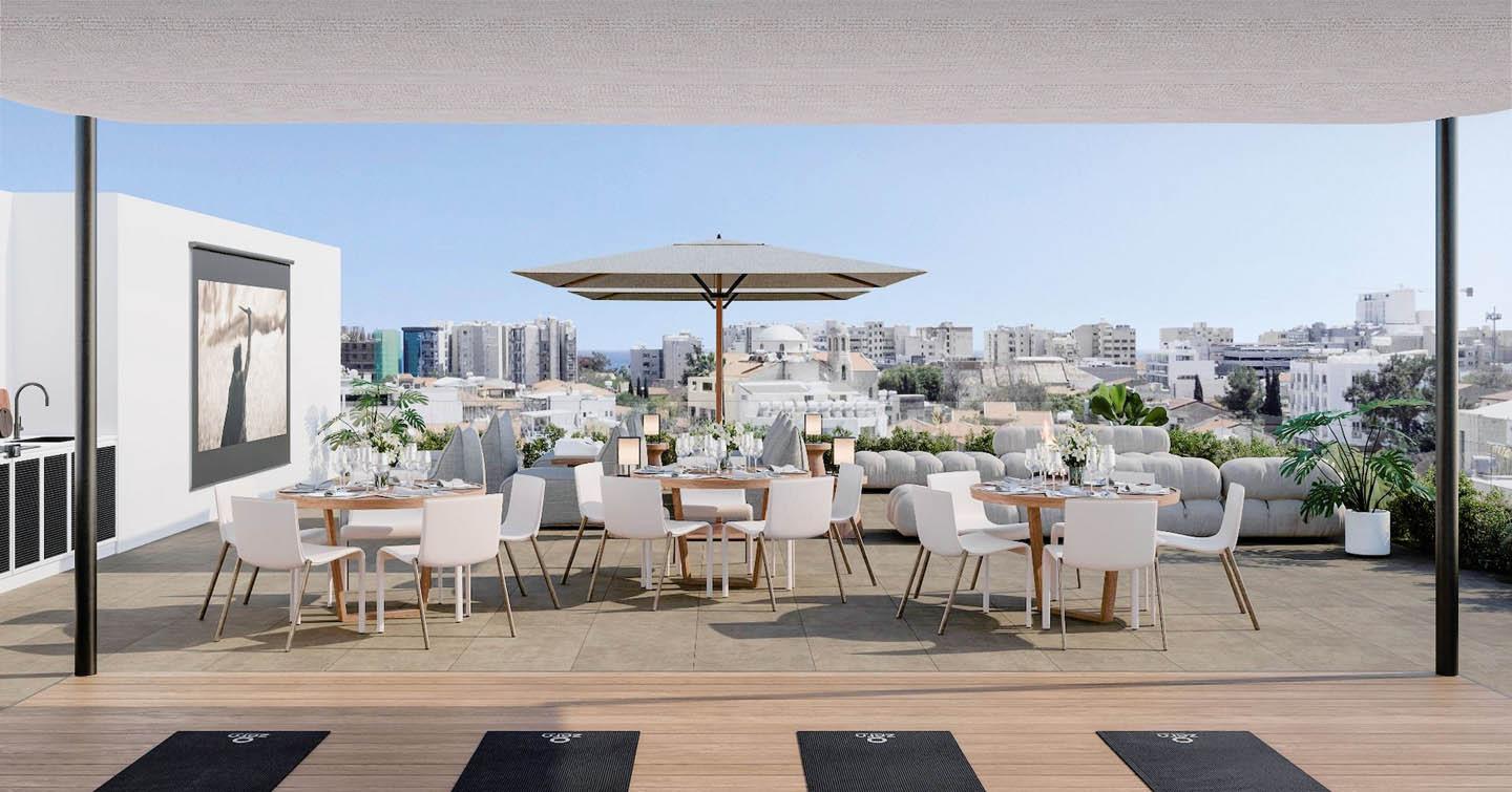 New studio with communal rooftop bar and fitness center — photo 8 of 8