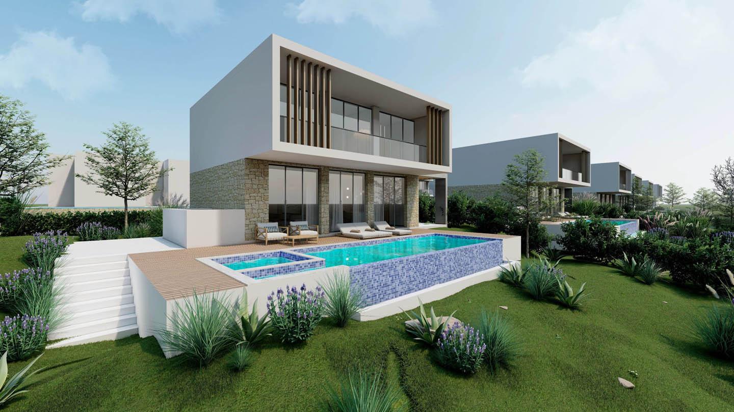 Private villas and townhouses with sea views — Paphos