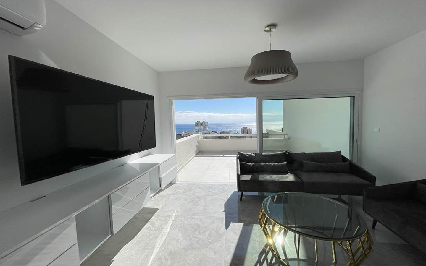 Three-Bedroom Sea View Apartment in a Prestigious Area — Limassol