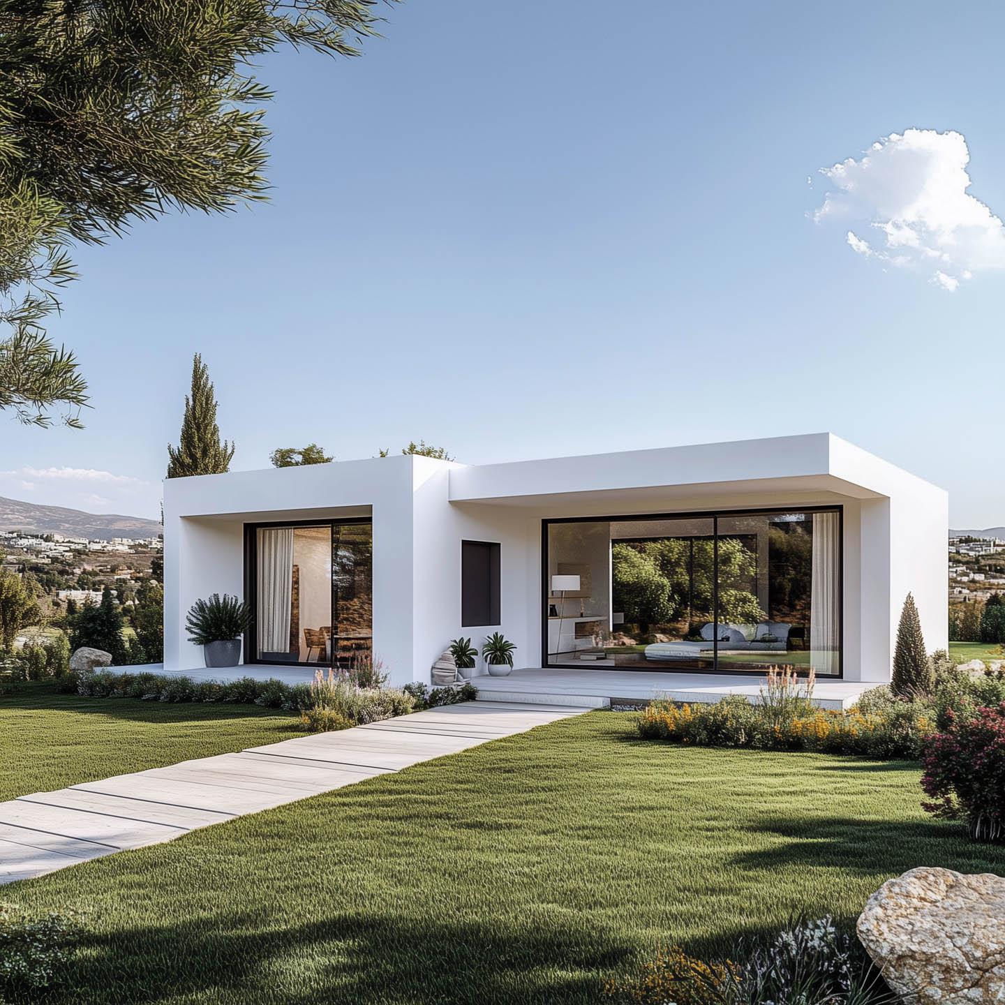 One-story villa - bungalow with 3 bedrooms and a terrace — Paphos