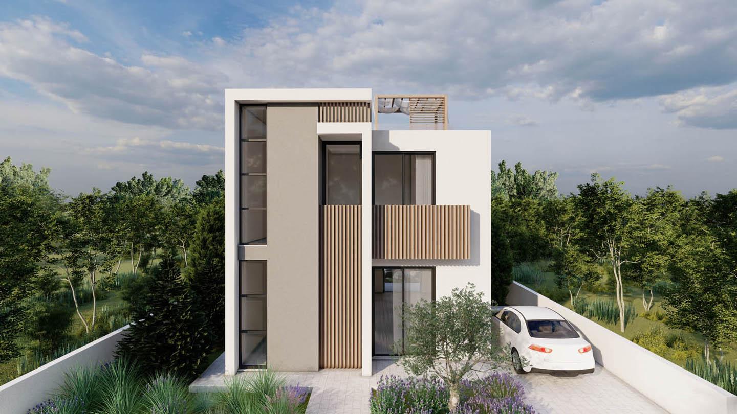 Two-Bedroom Maisonette with Natural Finishes — Paphos