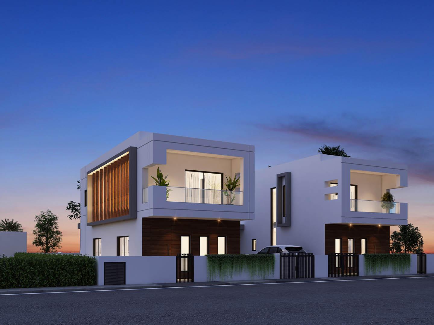 Modern 3-Bedroom Villa in an Exclusive Duo — Paphos
