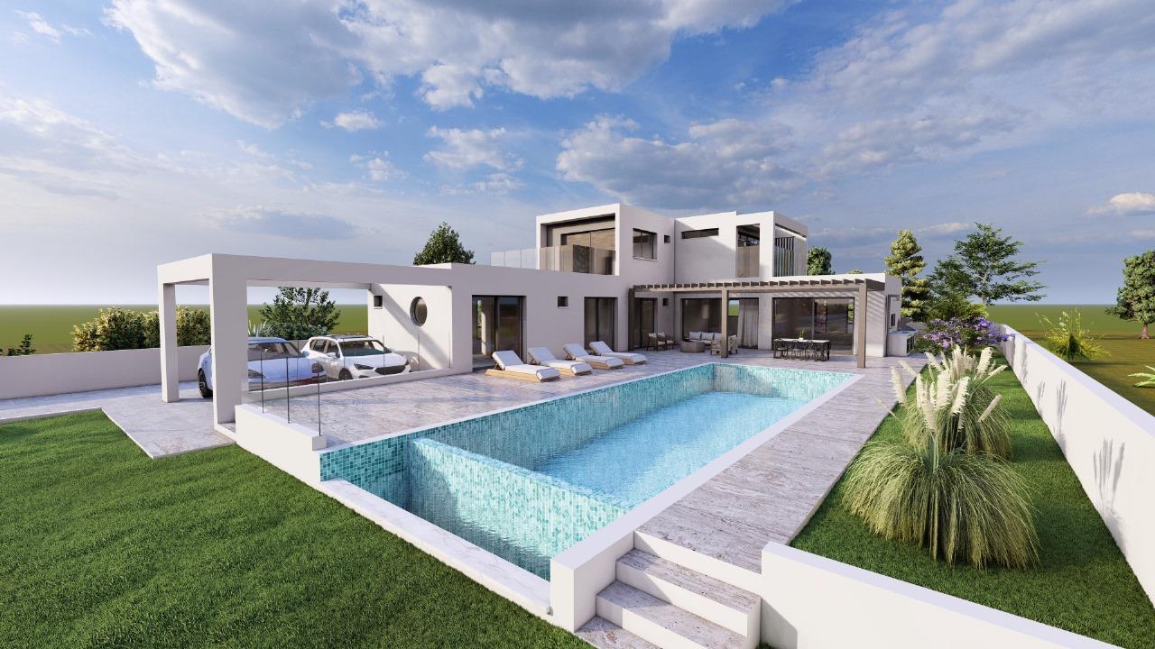 3-Bedroom Villa with Surrounding Views in Tsada — Paphos