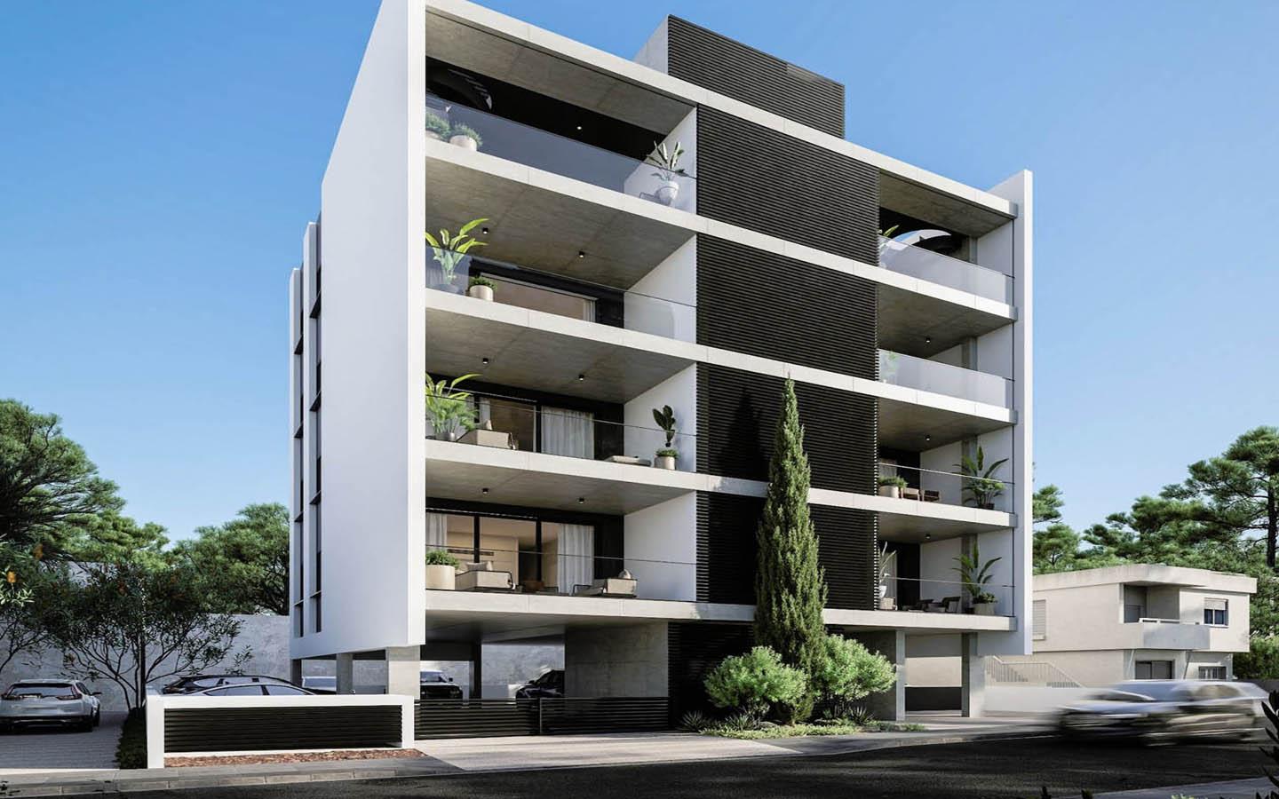 Modern Two-Bedroom Apartment with City Views — Limassol