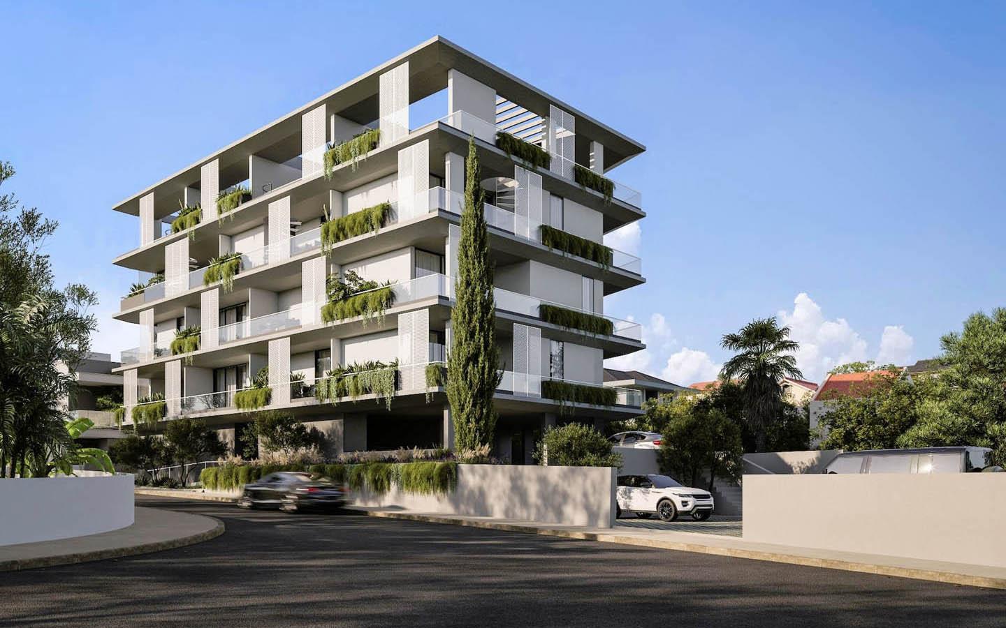Modern 2-Bedroom Apartments with Private Gardens — Limassol