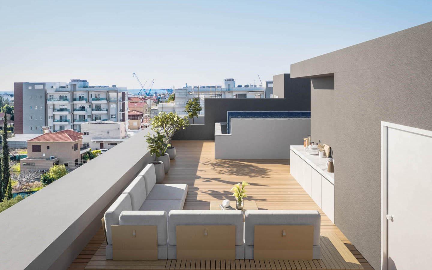 2-Bedroom Apartment with a Rooftop Pool — photo 4