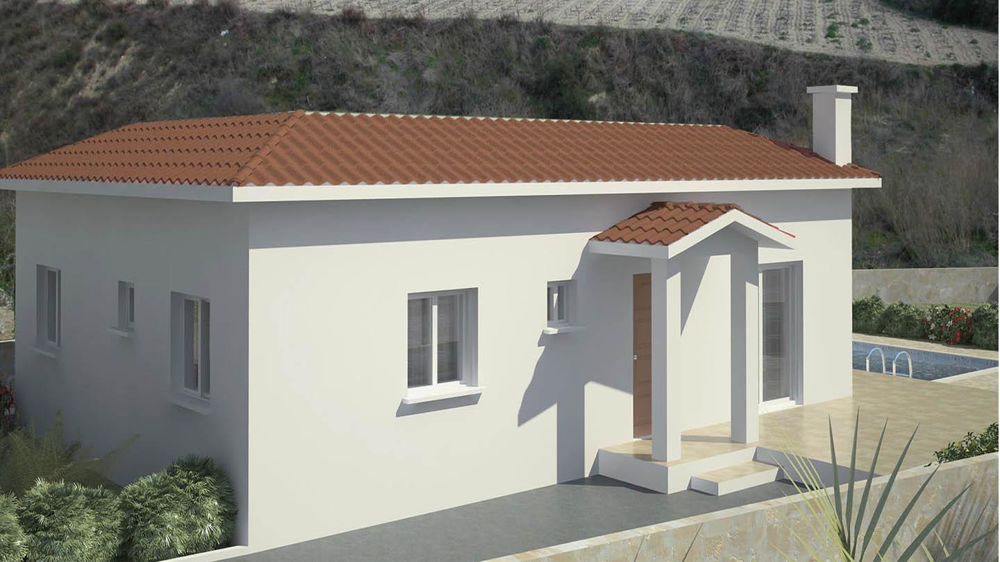 Spacious 3-Bedroom Bungalow with Panoramic Views of Valleys — Paphos