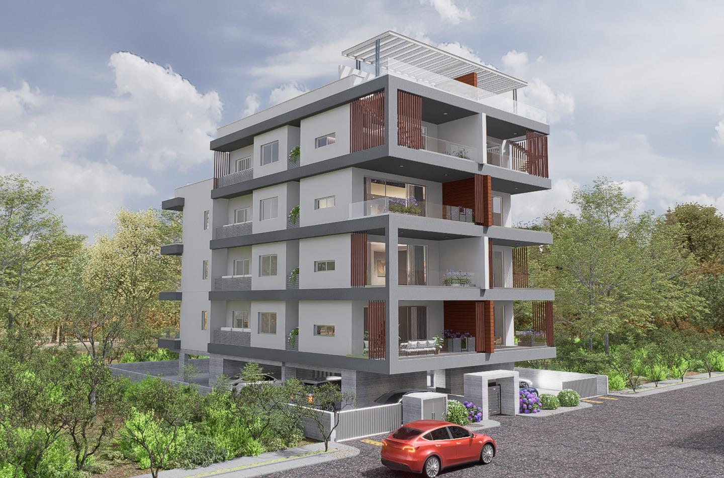 One-bedroom apartment in a new boutique residence in cosmopolitan area — Paphos