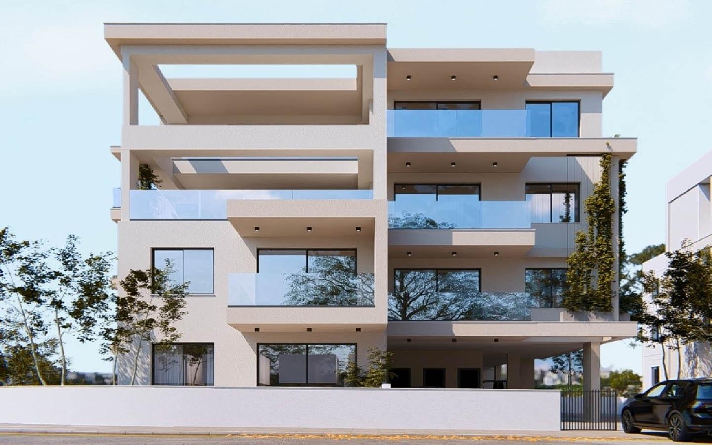 Two-bedroom apartment in a brand-new contemporary development — Agia Napa