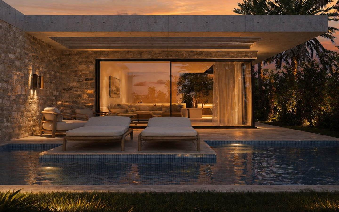 Studio Bungalow with a Private Heated Pool in a New Boutique Complex by the Sea — photo 2