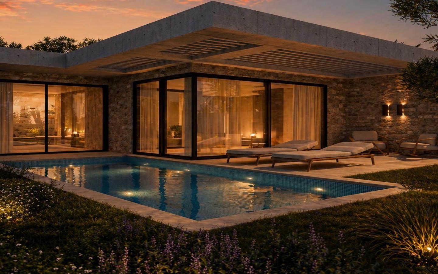 Studio Bungalow with a Private Heated Pool in a New Boutique Complex by the Sea — photo 3