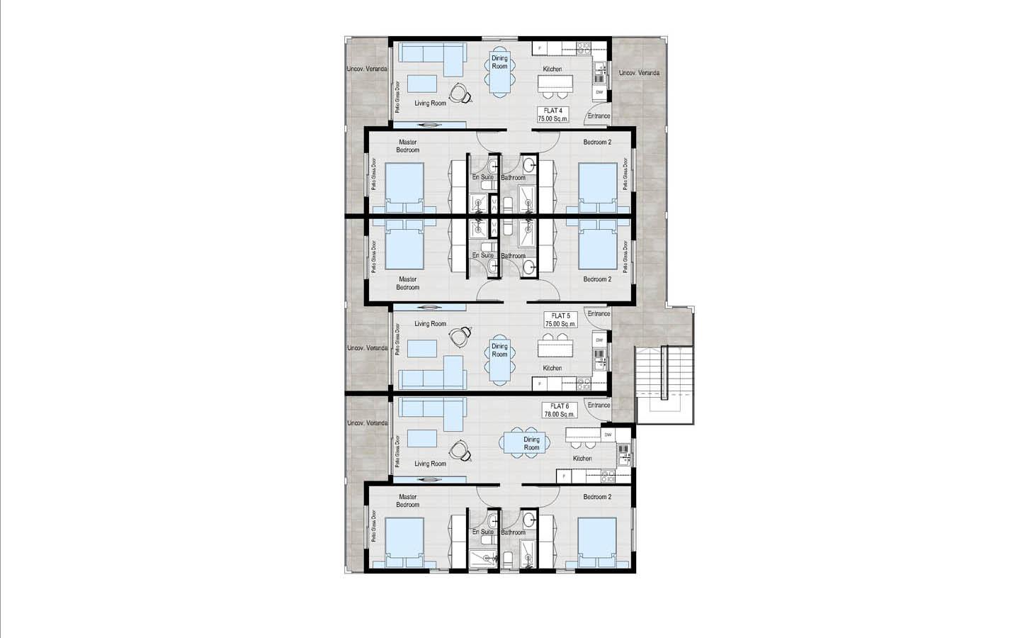 2-Bedroom Sea view apartment close to beach — photo 22 of 24