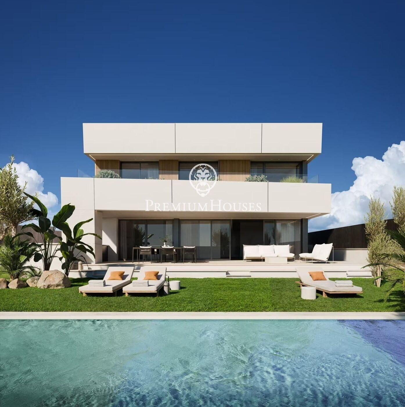 New Build Detached House with Pool in La Plana — Sitges